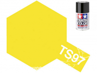 Peinture maquette tamiya bombe ts97 Jaune Perle brillant