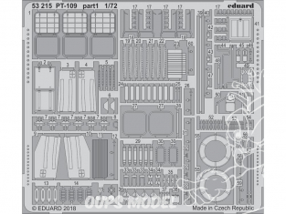Eduard photodecoupe 53215 PT-109 Patrol Torpedo Boat Revell 1/72