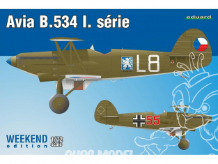 EDUARD maquette avion 7446 Avia B.534 I. Série WeekEnd Edition 1/72