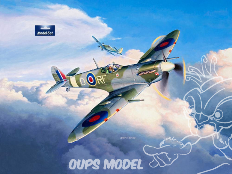 Revell maquette avion 63897 Model Set Supermarine Spitfire Mk.Vb 1/72