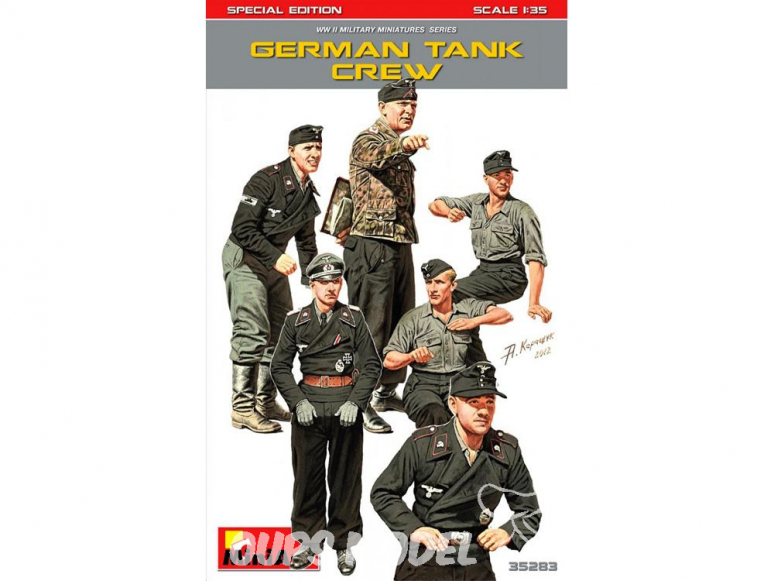 Mini Art personnages militaires 35283 Equipage de char Allemand WWII SPECIAL EDITION 1/35