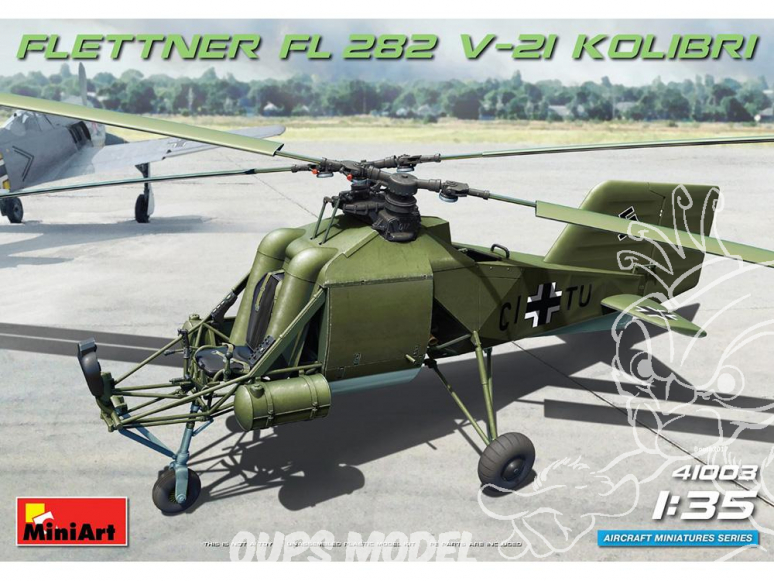 Mini Art maquette helicoptére 41003 Fl 282 V-21 KOLIBRI 1/35