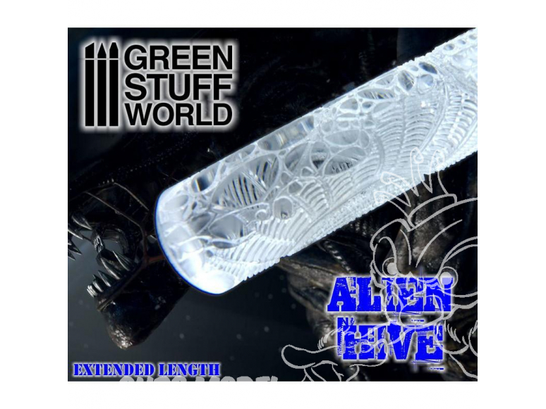 Green Stuff 500233 Rouleaux texturés Alien Hive