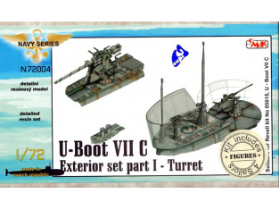 CMK Maquettes Bateau n72004 KIT EXTERIEUR U-BOAT 1/72