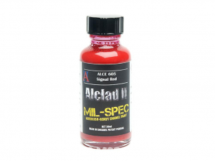 Peinture enamel Alclad II Mil-Spec ALCE605 Utilisation a l’aérographe rouge signal 30ml