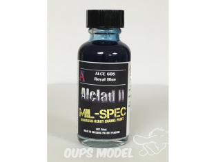 Peinture enamel Alclad II Mil-Spec ALCE608 Utilisation a l’aérographe bleu royal 30ml