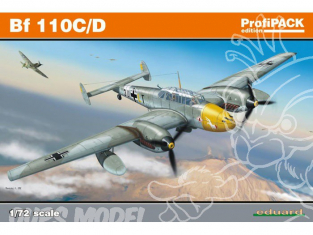 EDUARD maquette avion 7081 Bf110 C/D 1/72