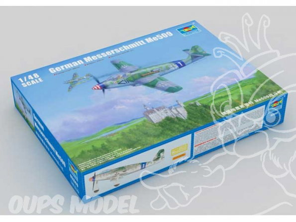 Trumpeter maquette avion 02849 MESSERSCHMITT Me509 CHASSEUR ALLEMAND 1/48