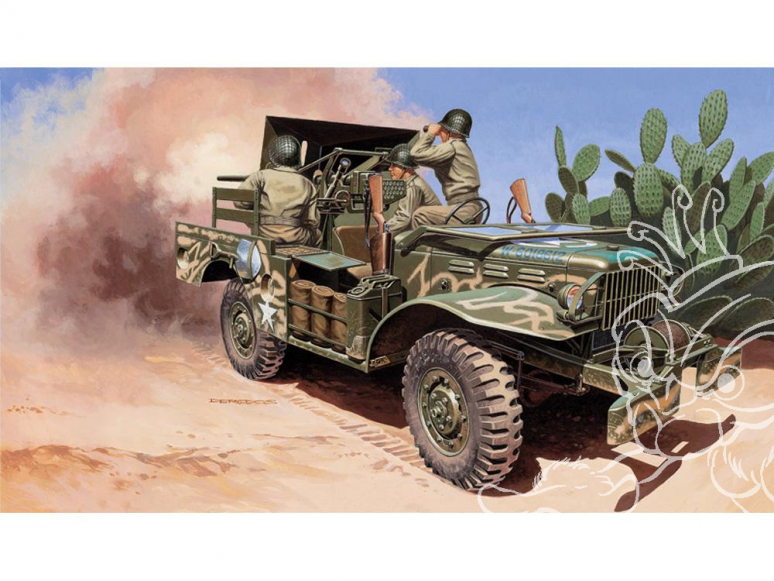 Italeri maquette militaire 6555 M6 GUN MOTOR CARRIAGE WC-55 1/35