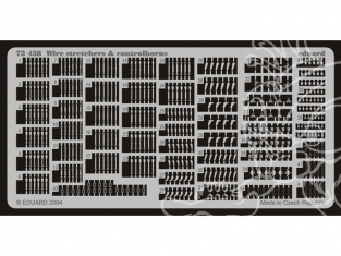 Eduard photodecoupe 72438 TENDEURS CABLES GUIGNOLS 1/72