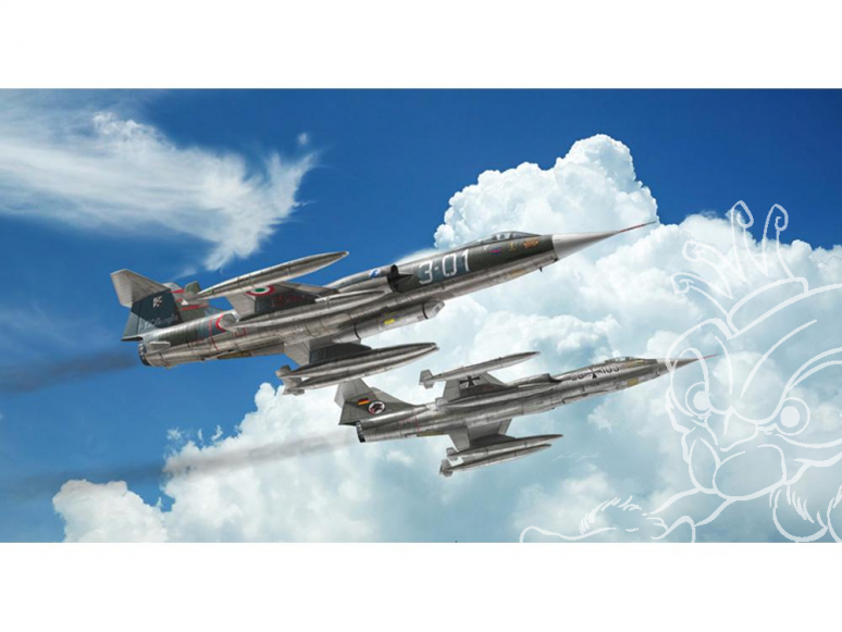 Italeri maquette avion 2514 F-104 STARFIGHTER G/S Upgraded Edition RF version 1/32