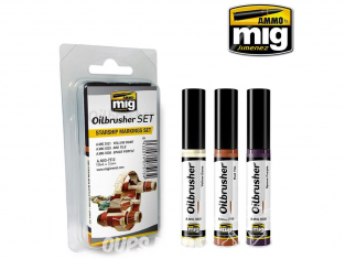 MIG Oilbrusher Set 7513 Set Vaisseaux Spatiaux Peinture a l'huile avec applicateur