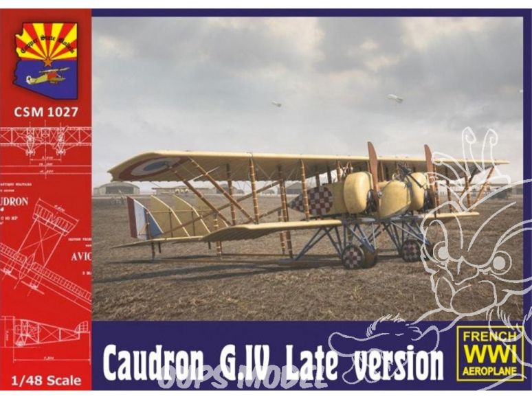 Copper State Models maquettes avions 1027 Caudron G.IV Late version 1/48