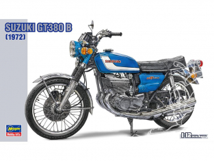 Hasegawa maquette moto 21505 Suzuki GT380 B 1/12