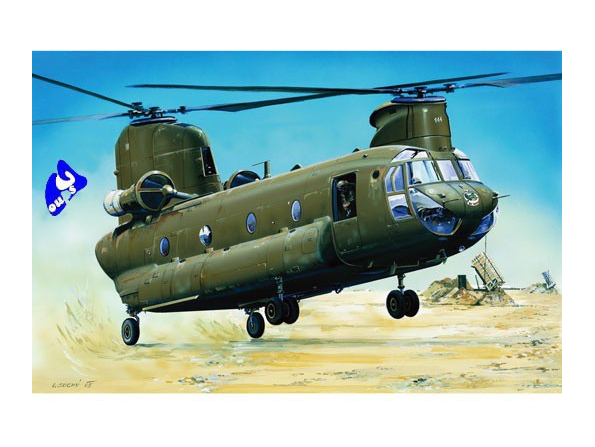 TRUMPETER maquette avion 01622 BOEING VERTOL CH-47D "CHINOOK 1/7