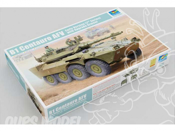 Trumpeter maquette militaire 01564 VEHICULE BLINDE ITALIEN B1 CENTAURO 1/35