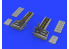 Eduard kit d&#039;amelioration avion brassin 648397 Gun Bays P-51D Airfix 1/48