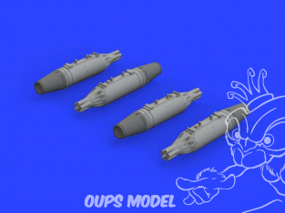 Eduard kit d'amelioration brassin 672189 Lance roquettes UB-16 pour MiG-21 Eduard 1/72