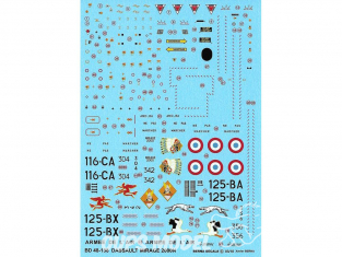 BERNA DECALS BD48-138 Dassault Mirage 2000N EC 2/4 la fayette 1/48