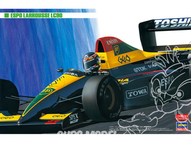 Hasegawa maquette voiture 20330 Espo Larrousse LC90 Limited Edition 1/24