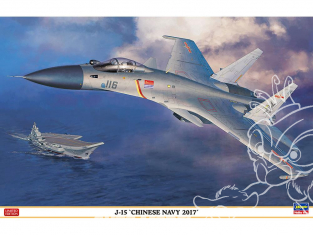 Hasegawa maquette avion 02264 J-15 Chinese Navy 2017 Limited Edition 1/72