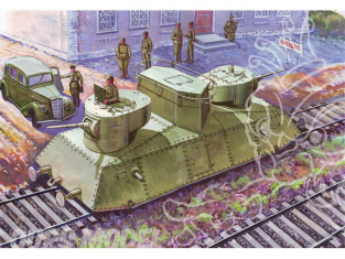 UM maquettes militaire 639 WAGON BLINDE SOVIETIQUE D-3 - 1943 1/72