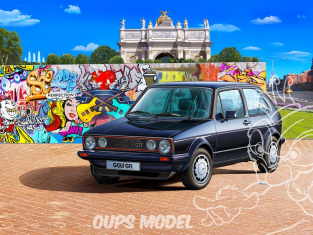 REVELL maquette voiture 05694 Coffret 35 ans de la Golf 1 GTI Pirelli + Colle peintures 1/24