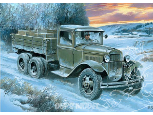 UM maquettes militaire 503 GAZ AAA CAMION LEGER SOVIETIQUE 1942 1/48