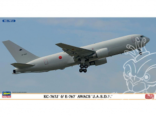 HASEGAWA maquette avion 10802 KC-767J et E-767 AWACS (2 kits) Limited Edition 1/200