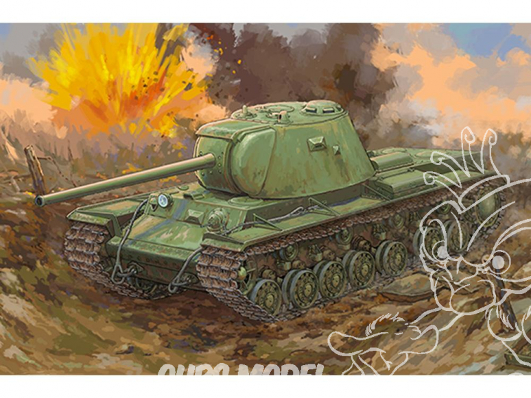 Trumpeter maquette militaire 09544 char lourd russe KV-3 1/35