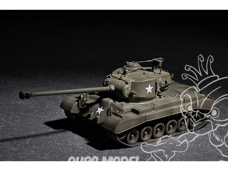 TRUMPETER maquette militaire 07170 US M26 with 90mm T15E2M2 1/72