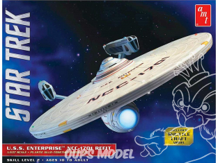 Amt maquette film 1080 Star Trek U.S.S. Enterprise Refit 1/537