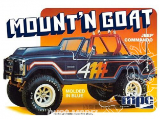 MPC maquette voiture 887 Jeep commando Mount n Goat 1/25