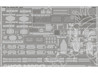 Eduard photodecoupe bateau 53069 USS Arizona 1941 1/350