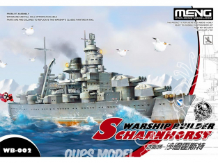 Bateau Scharnhorst CARTOON Meng maquette bateau WB-002