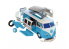 Airfix maquette militaire J6024 QUICK BUILD VW Camper Van Bleu