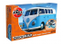 Airfix maquette militaire J6024 QUICK BUILD VW Camper Van Bleu