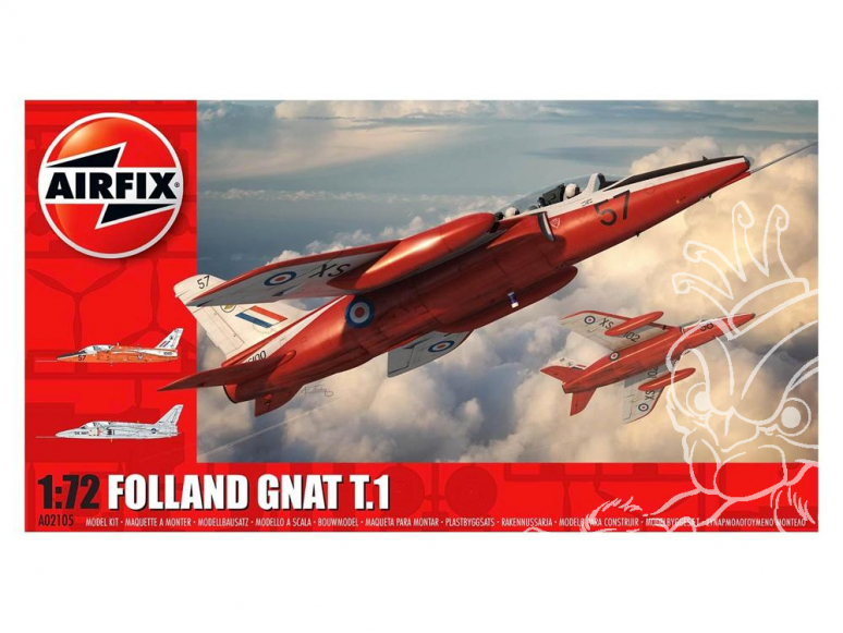 Airfix maquette avion A02105 Folland Gnat T.1 1/72