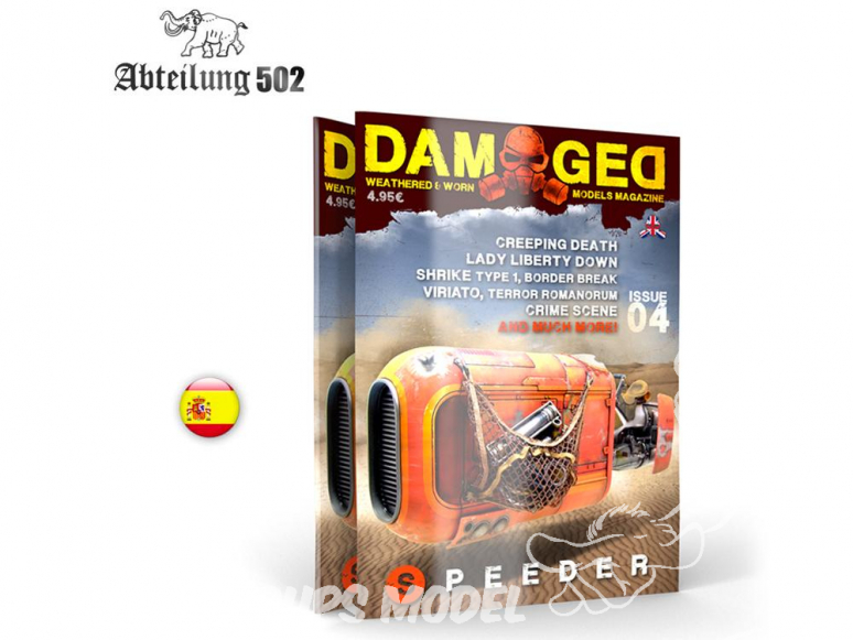 ABTEILUNG502 magazine 708 Damaged Numéro 4 Speeder En Espagnol