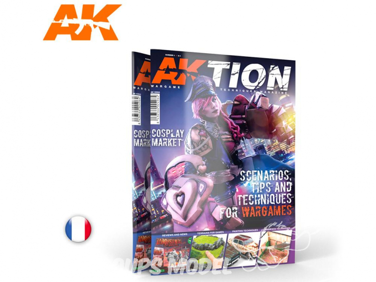 Ak interactive Magazine Aktion AK6302 N°1 Decors - Astuces et Methodes pour Wargame en Français