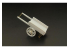 Hauler accessoire diorama HLH72041 Chariot a main imitation bois 1/72