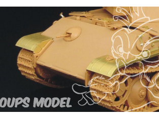 Hauler kit d’amélioration HLX48067 PANTHER JAGDPANTHER ausf.G garde boue pour kit Tamiya 1/48