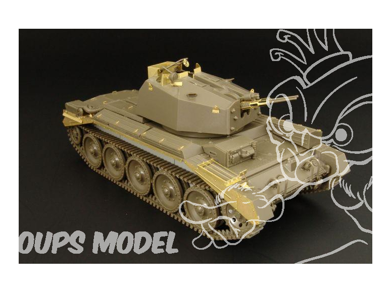 Hauler kit d’amélioration HLX48211 AA CRUSADER Mk.III pour kit Tamiya 1/48