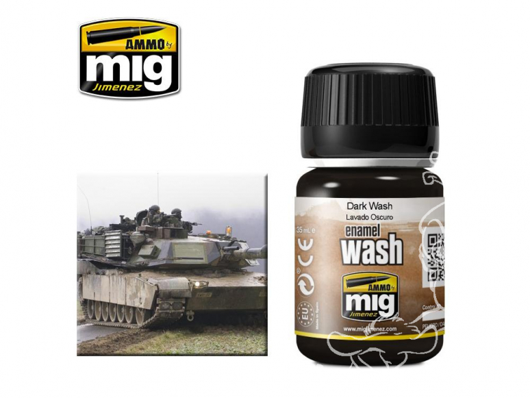 MIG approchez de tres près la réalité 1008 Lavis pour camouflage NATO (35ml) AK-075