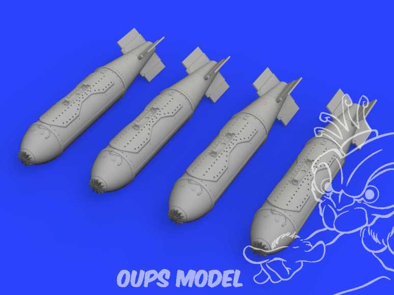 Eduard kit d'amelioration avion brassin 648415 Bombes a fragmentation BL755 1/48