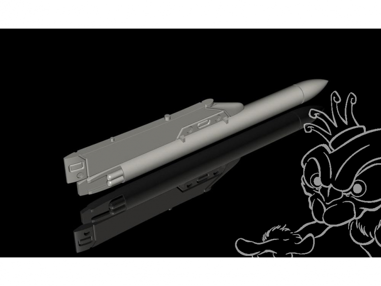 Cmk kit d'amelioration Q72312 Sycomor Distributeur de fumigations et éclats pour Mirage F.1 1/72