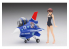 Hasegawa SP372 Collection Egg Girls filles Tamago n ° 01 &quot;Rika Rei&quot; avec avions F-2