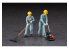 Hasegawa maquette travaux public 66003 Quatre travailleur de travaux public Set A (travaux de pavement) et accessoires 1/35