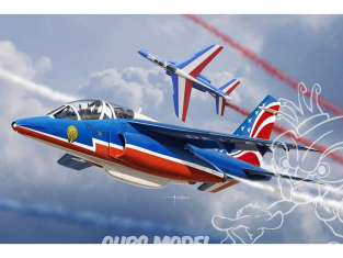 Kinetic maquette avion K48064 Alpha Jet Patrouille de France 2017 (Pack de 2 Kits) 1/48