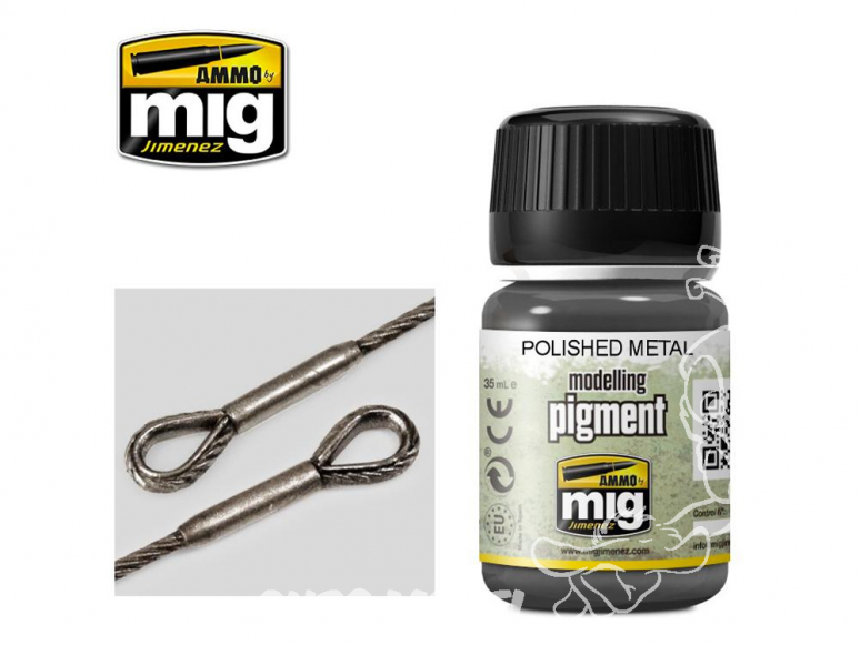 MIG pigments 3021 Métal poli - Polished metal 35ml